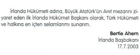 Bertie AHERN - İrlanda Başbakanı