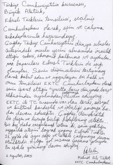 Mehmet Ali TALAT - KKTC Cumhurbaşkanı