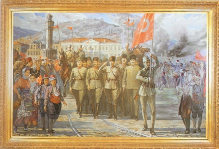 Büyük Zafer_den Sonra Türk Ordusu İzmir_e Girerken