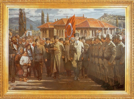 Mustafa Kemal Paşanın TBMM_den Cepheye Uğurlanması