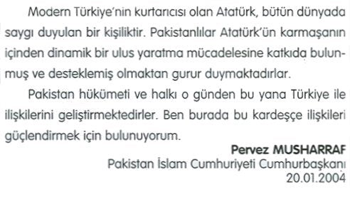Pervez MUSHARRAF - Pakistan Cumhurbaşkanı
